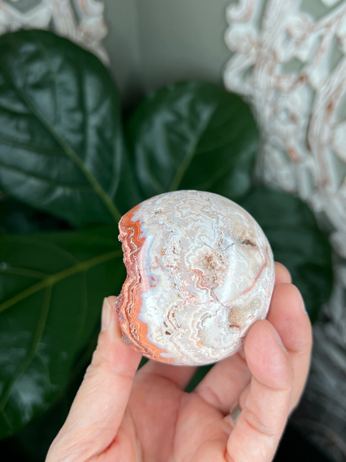 Crazy Lace Agate Sphere