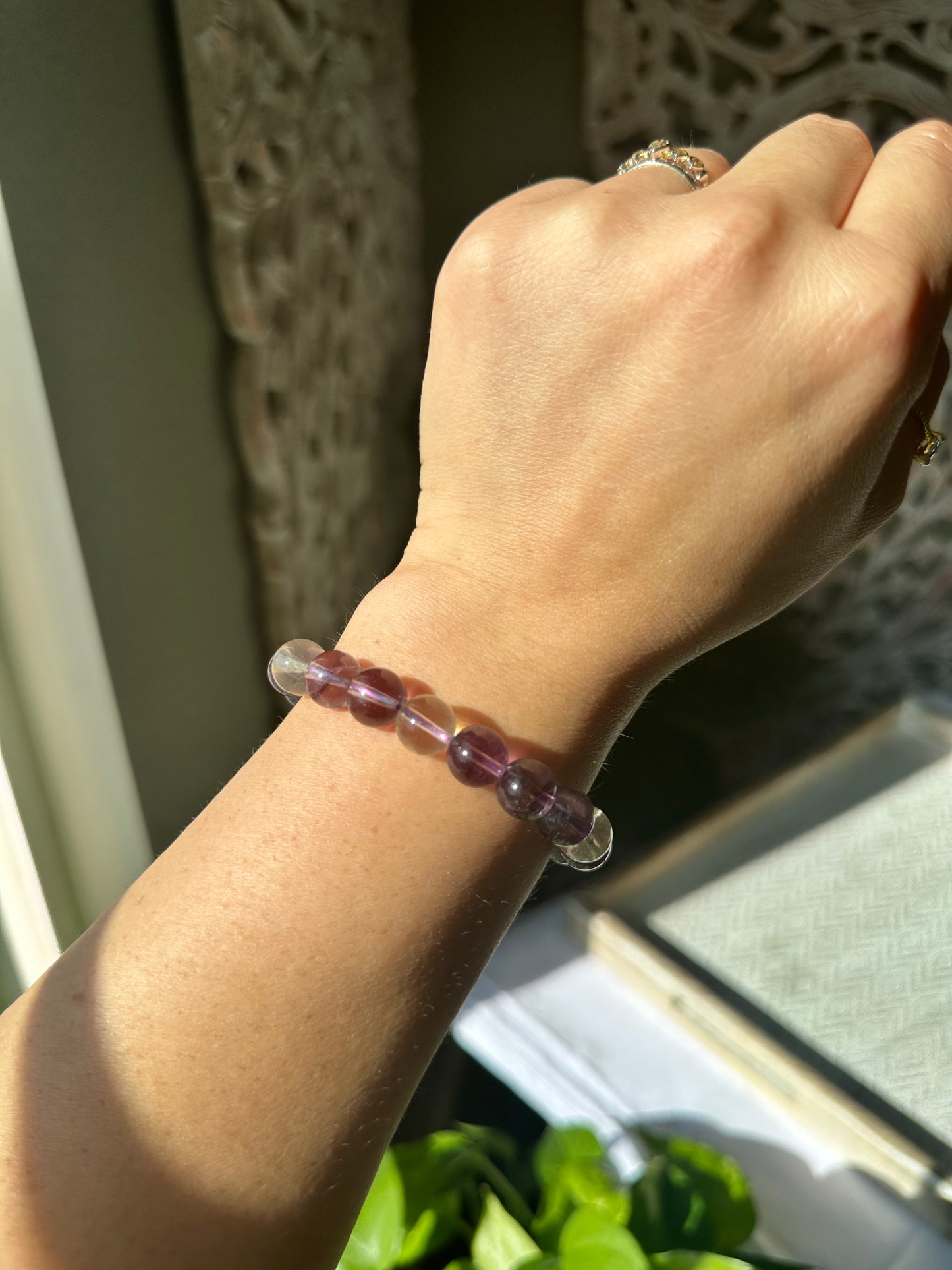 Ametrine Beaded Bracelet