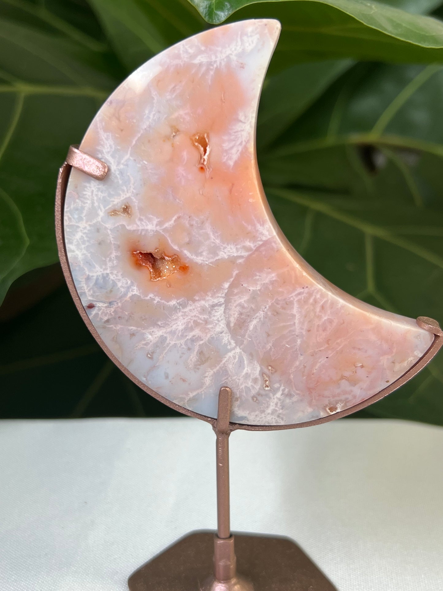 Pink Carnelian Moon