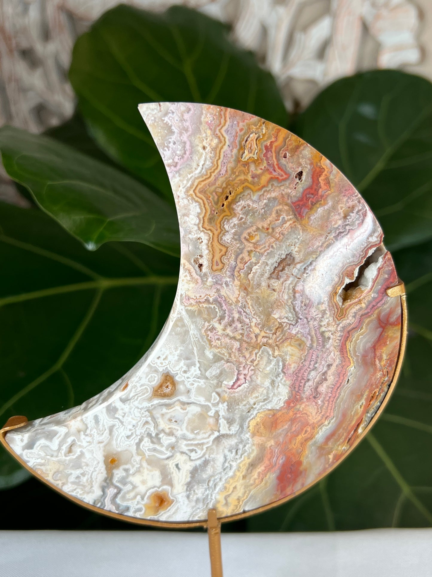 Crazy Lace Agate Moon