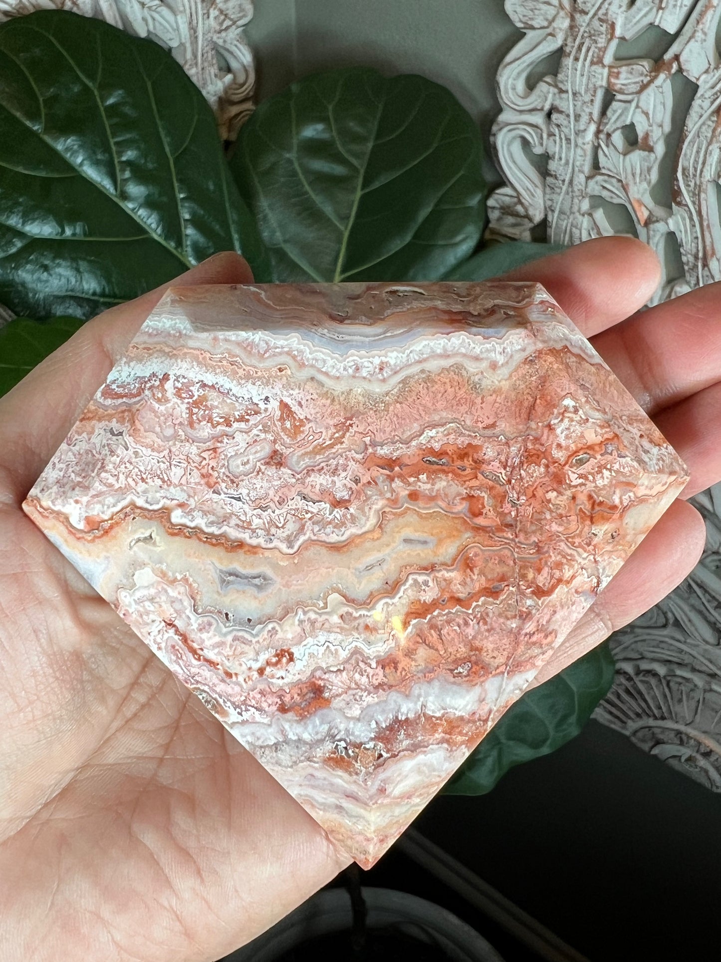 Crazy Lace Agate Diamond