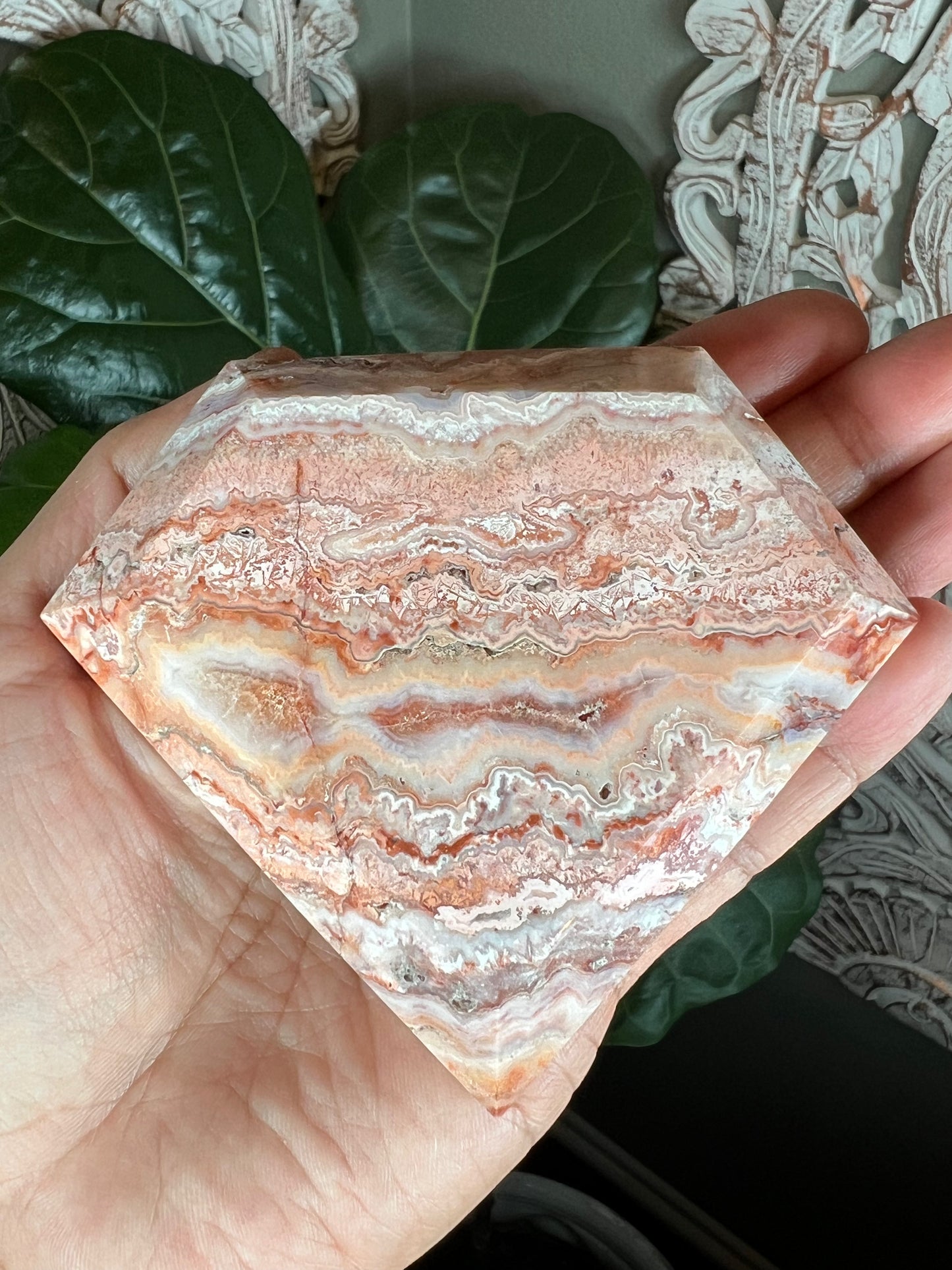 Crazy Lace Agate Diamond