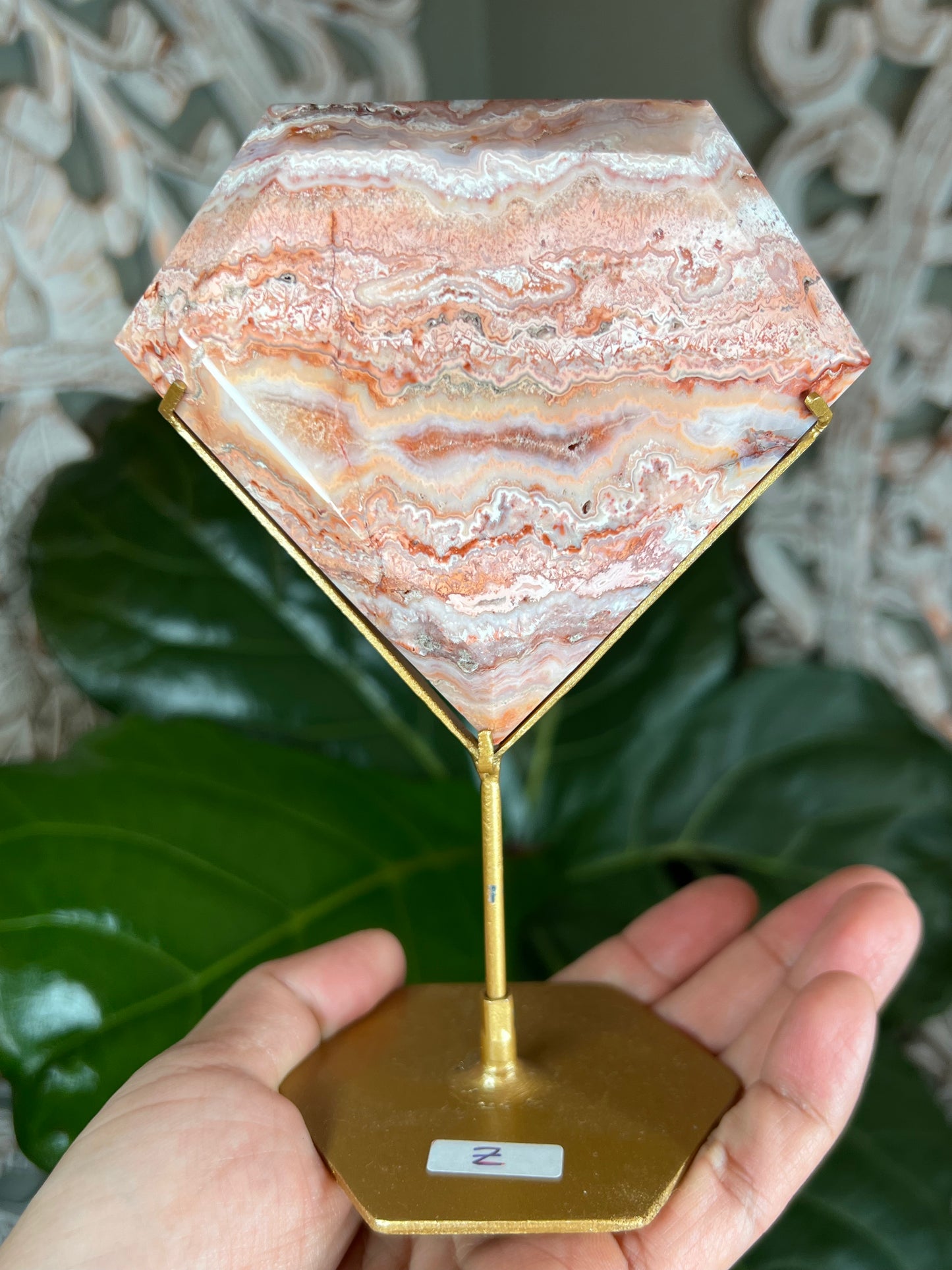 Crazy Lace Agate Diamond