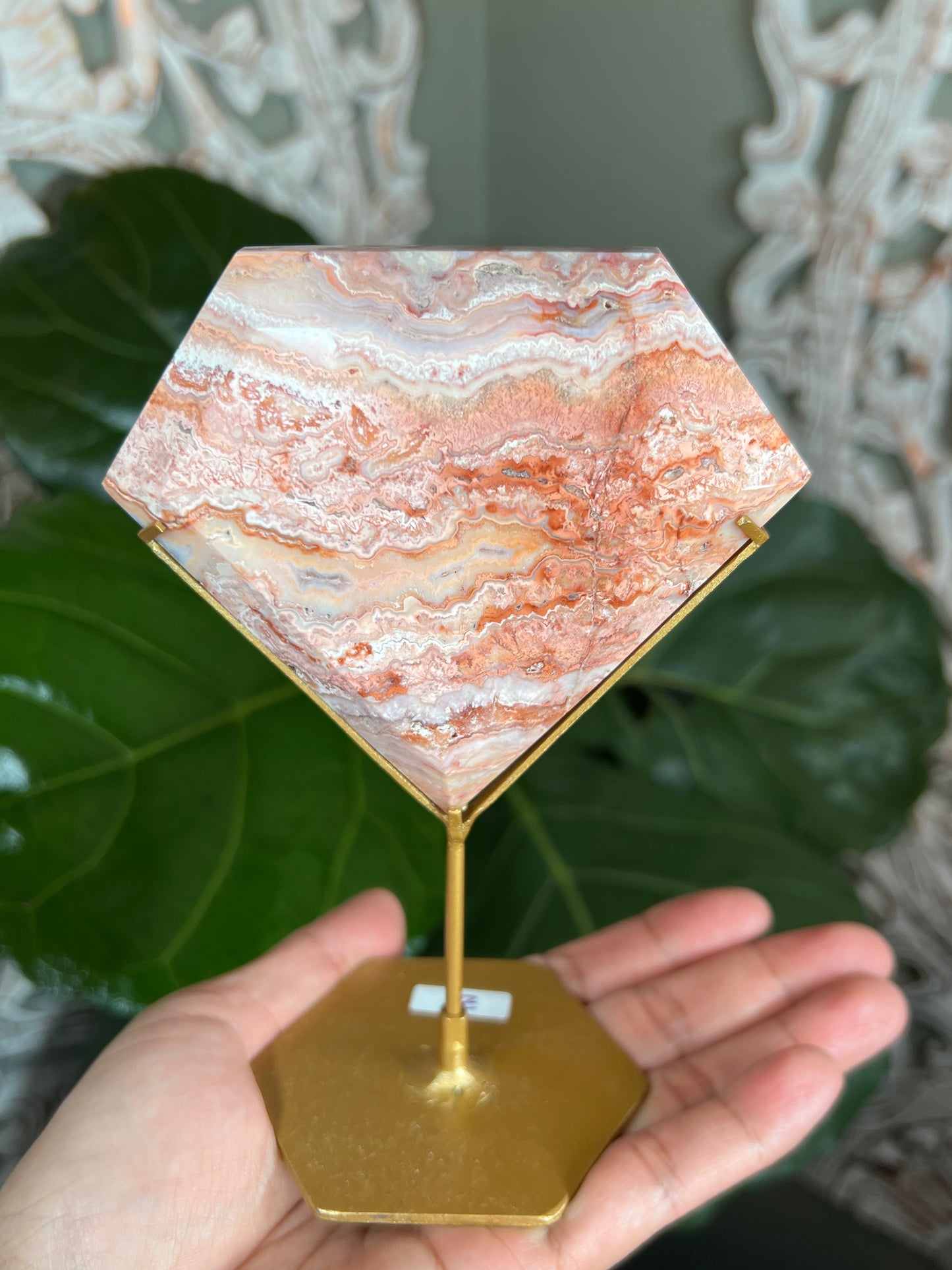 Crazy Lace Agate Diamond