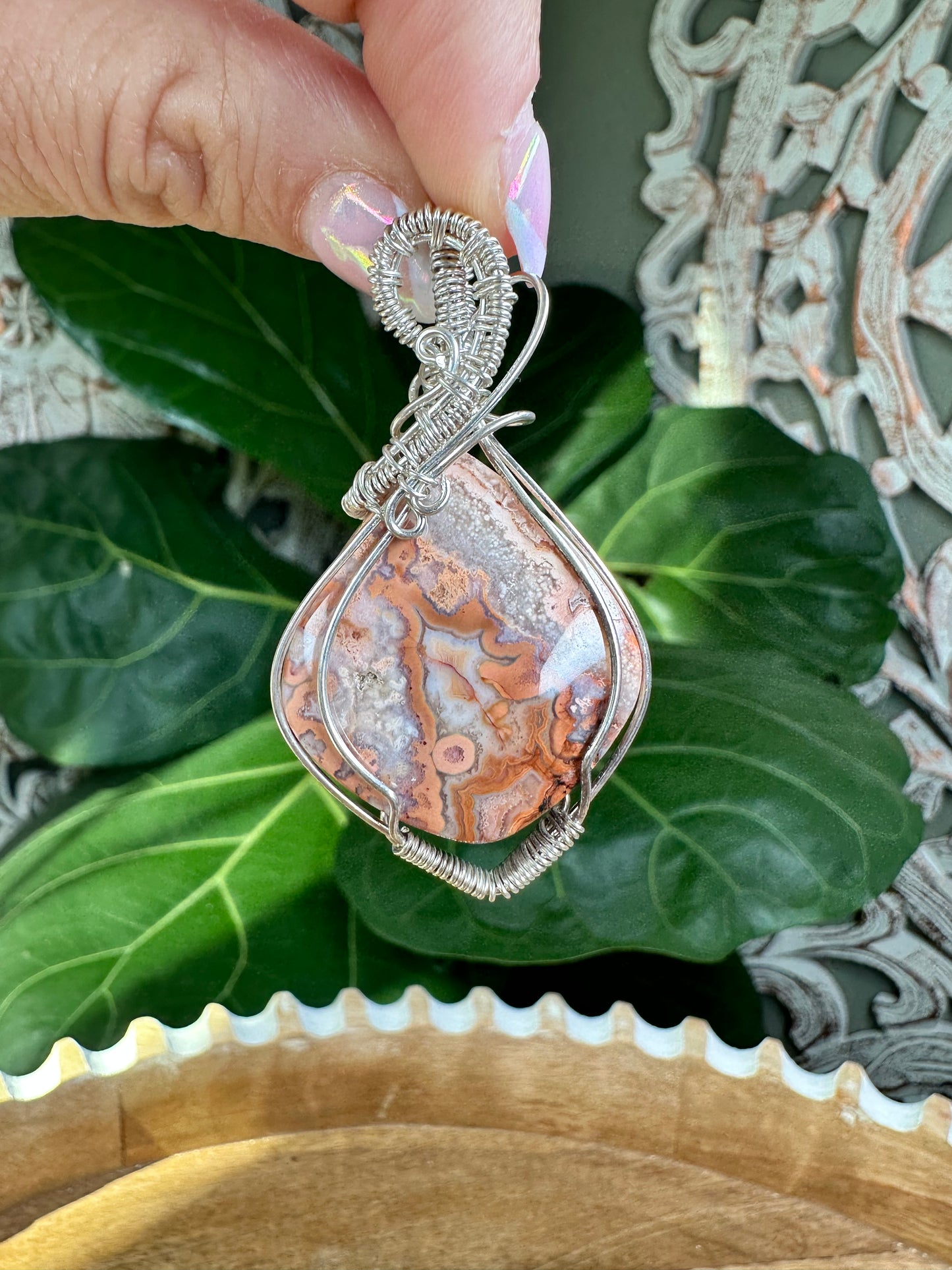 Crazy Lace Agate Necklaces