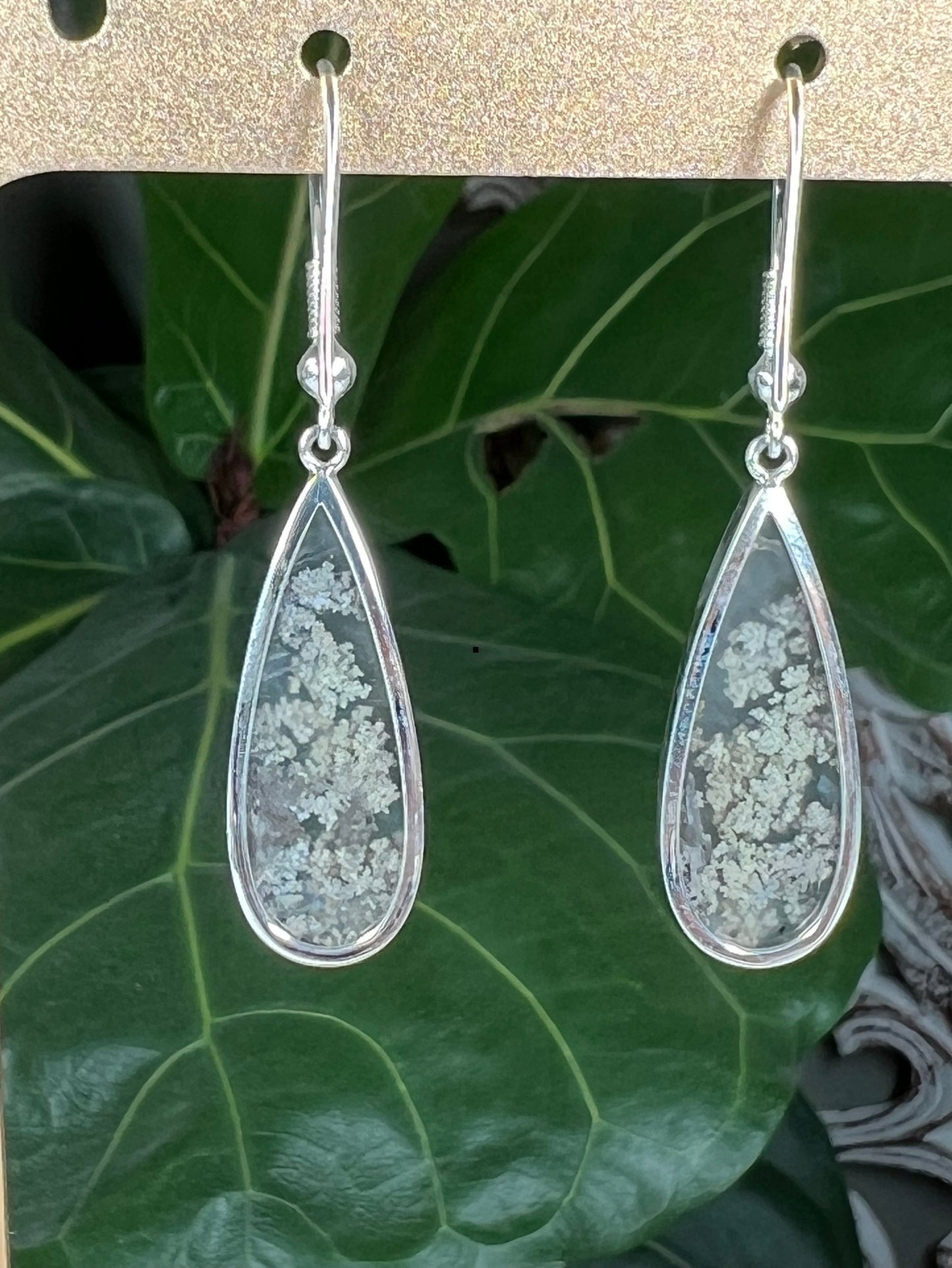 Scenic Moss Agate Earrings