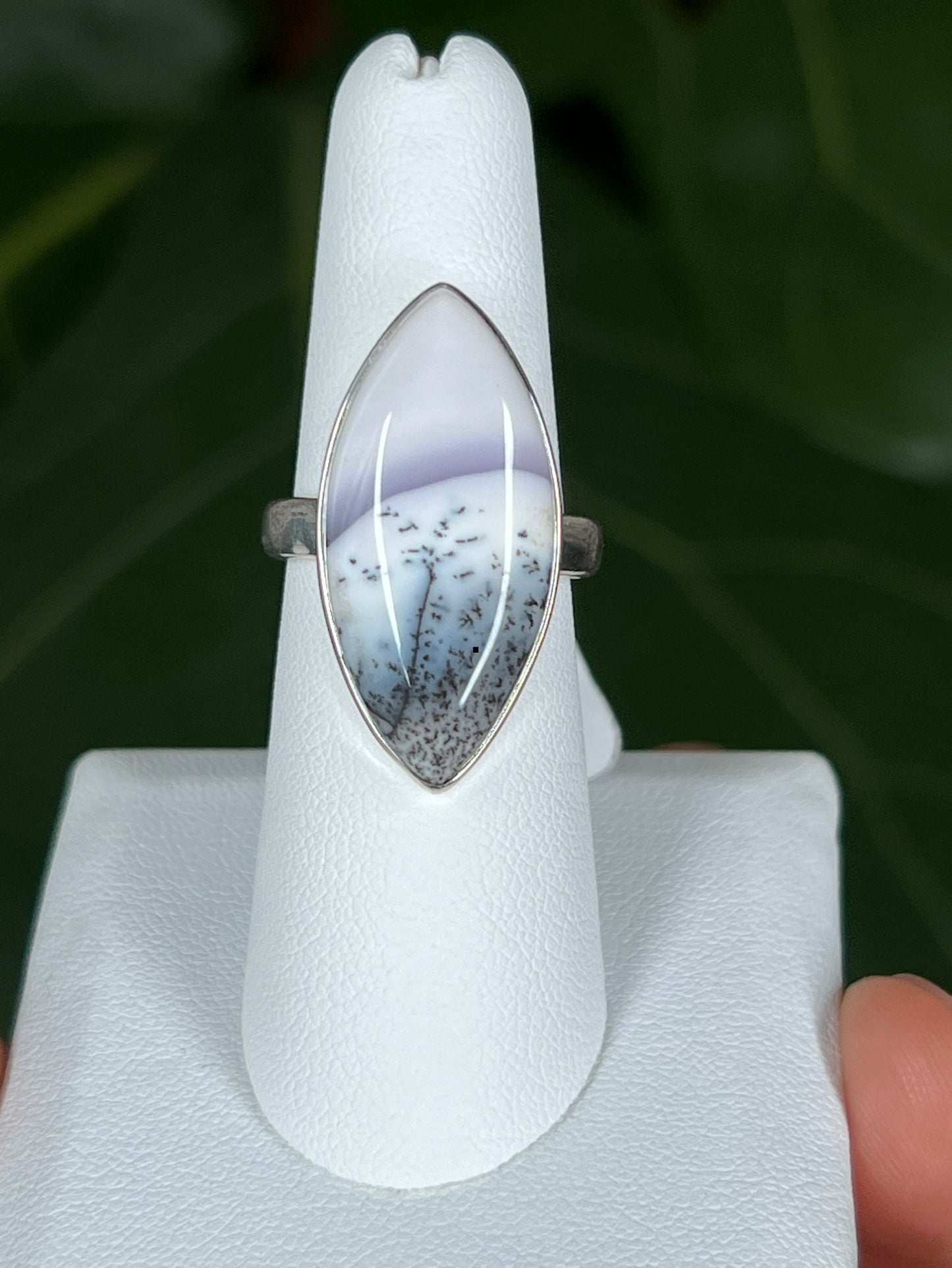 Dendritic Opal Ring