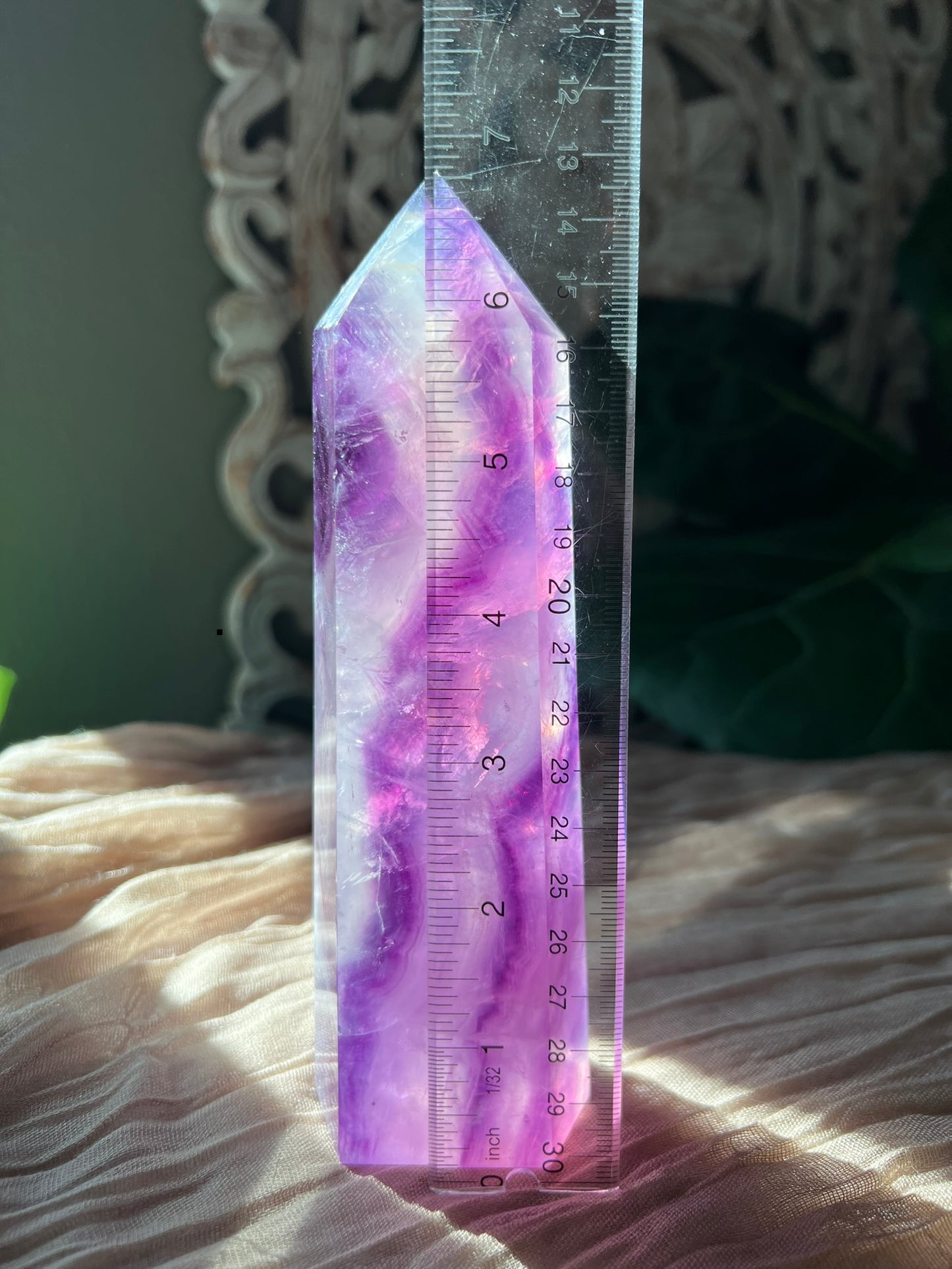 Purple Mica Fluorite Towers