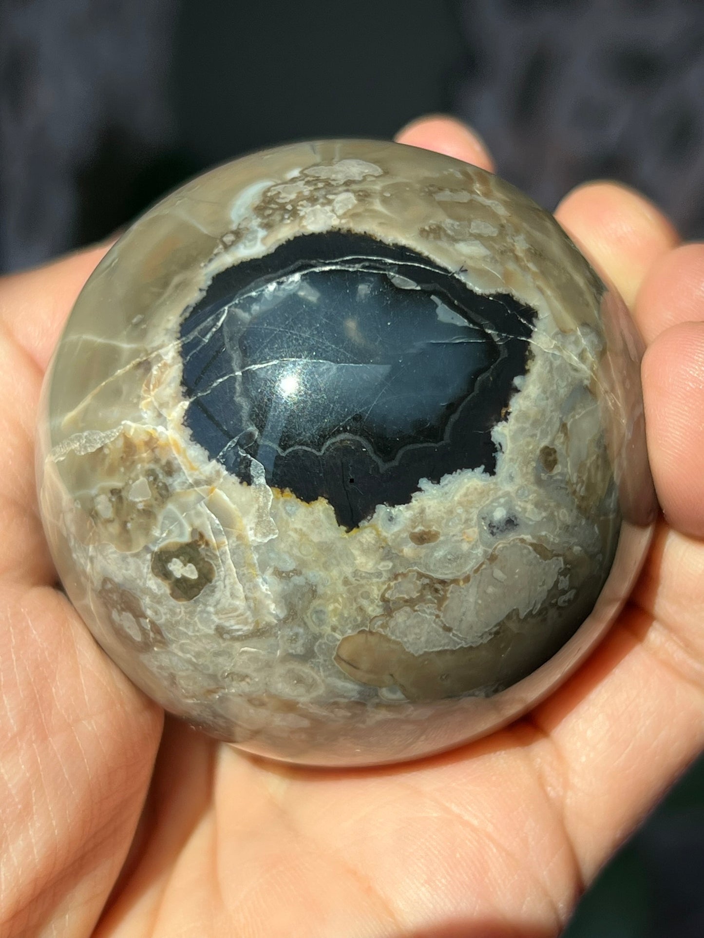 Volcano Agate Spheres