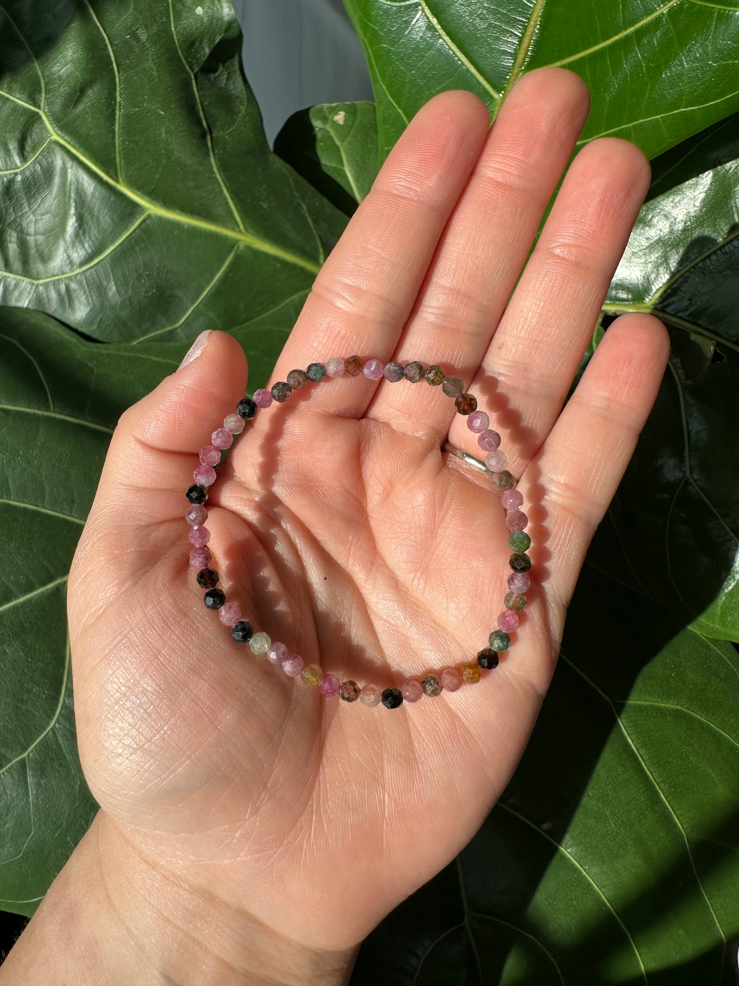 Watermelon Tourmaline Bracelet