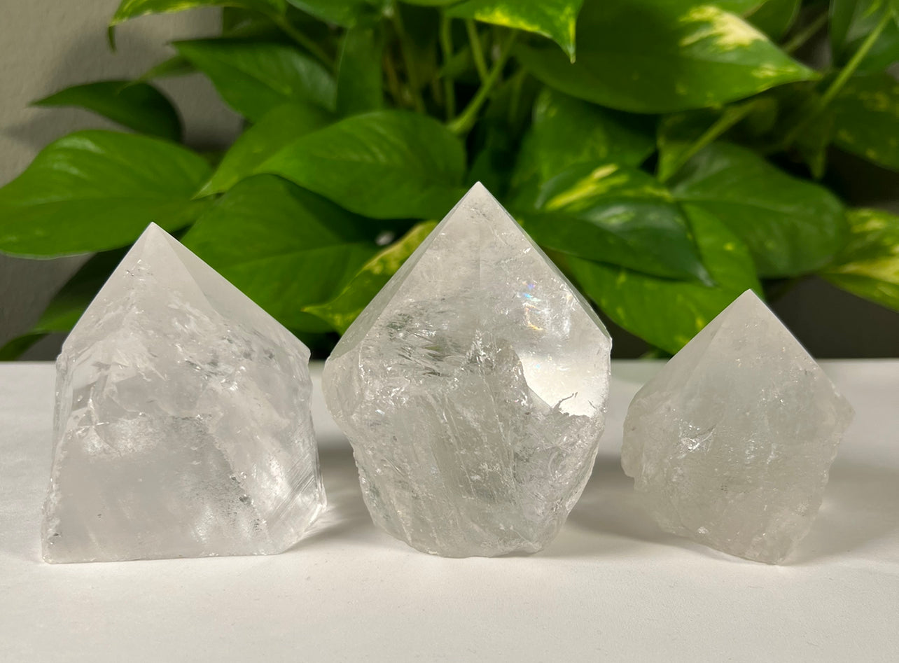 Clear Quartz Cut base