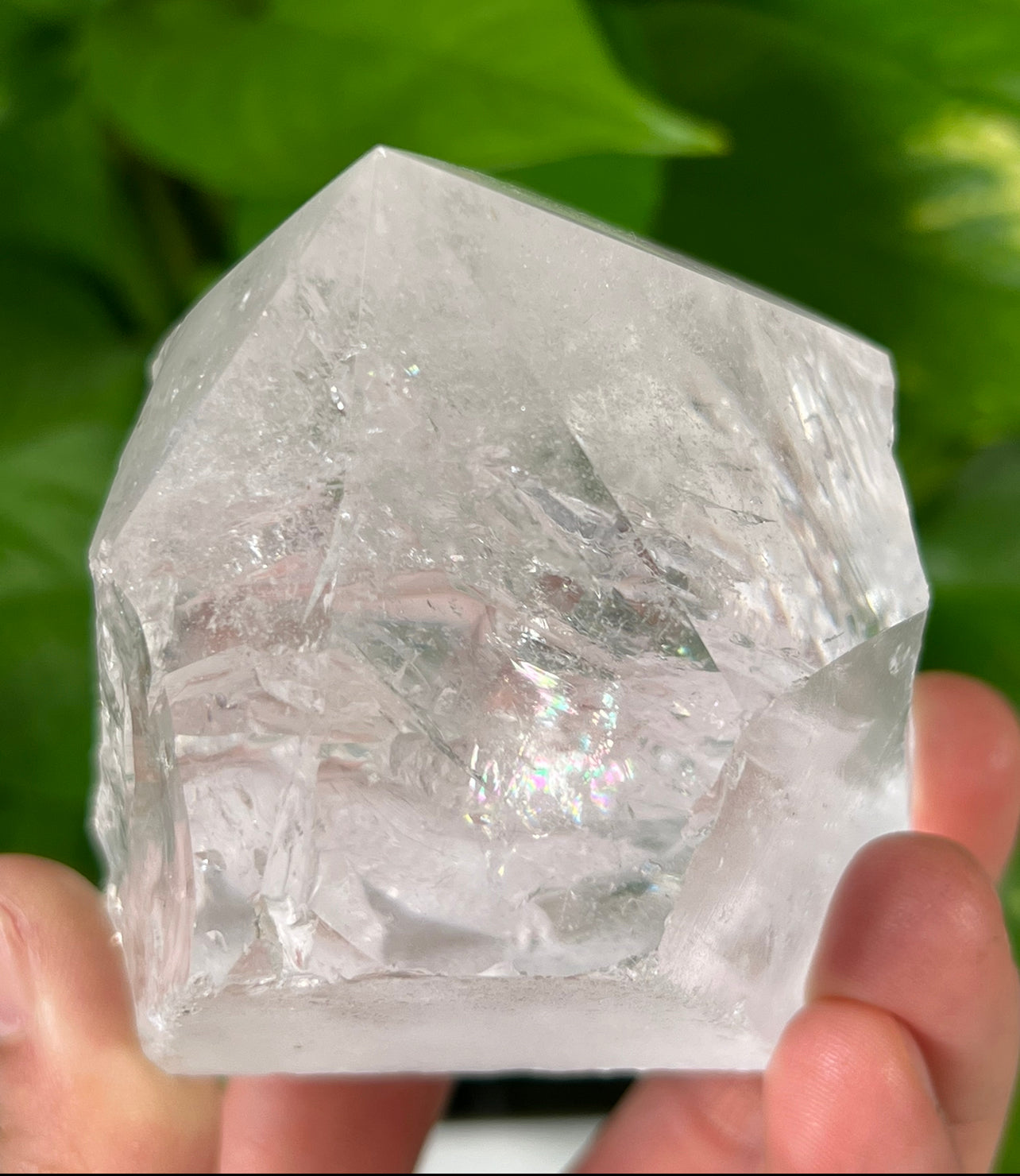 Clear Quartz Cut base