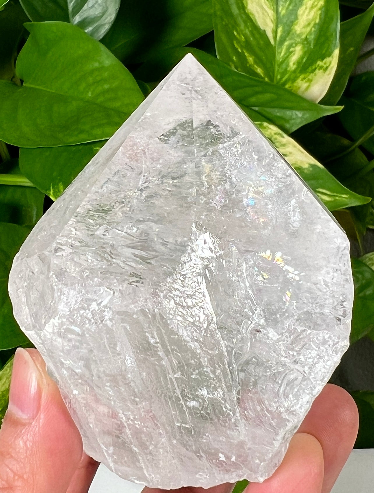 Clear Quartz Cut base