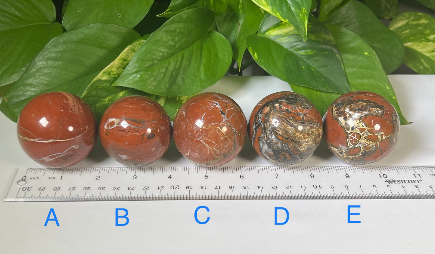 Red Jasper Spheres