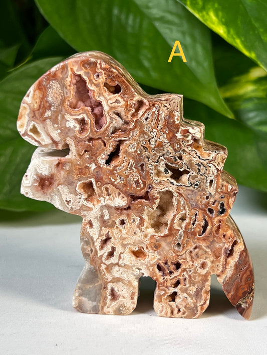 Crazy Lace Agate Godzilla