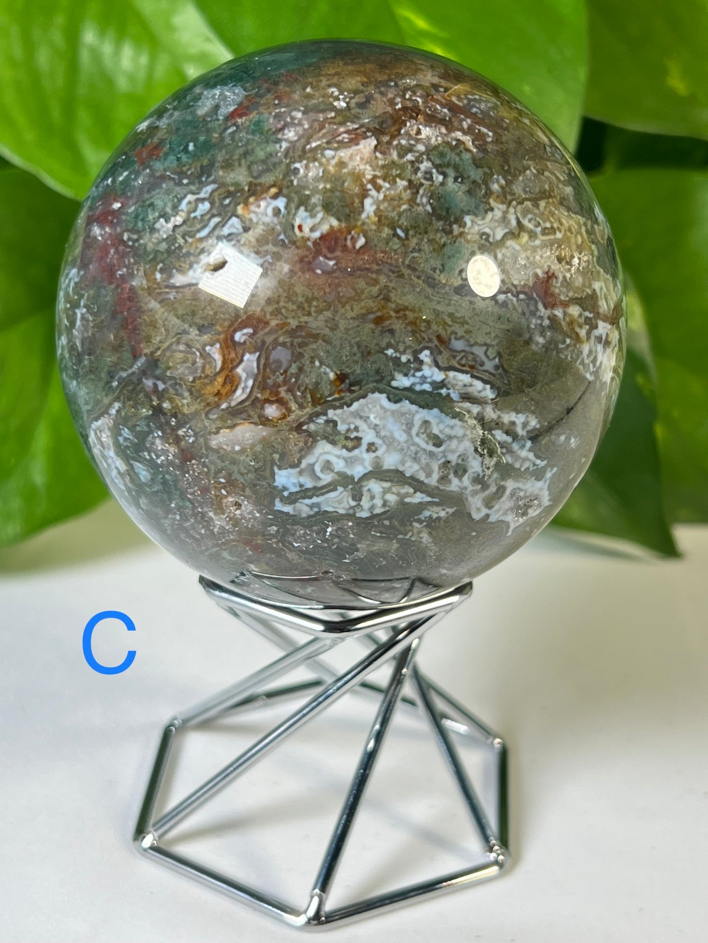 Moss Agate Sphere