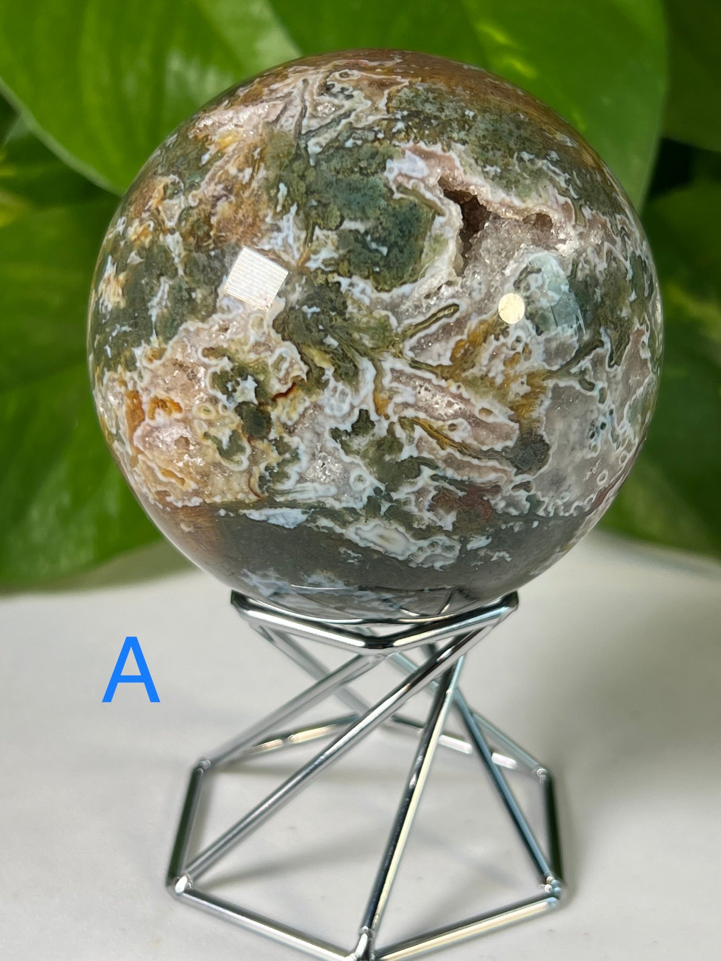 Moss Agate Sphere