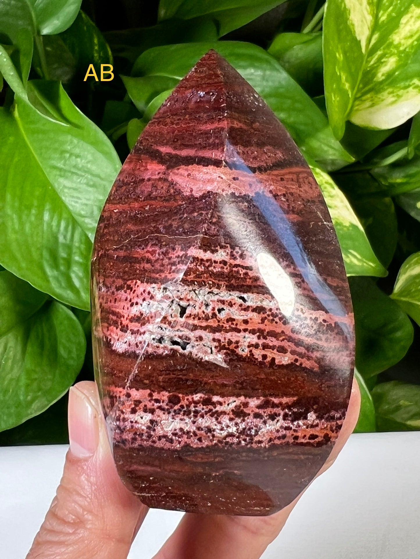 Red Ocean Jasper Flames