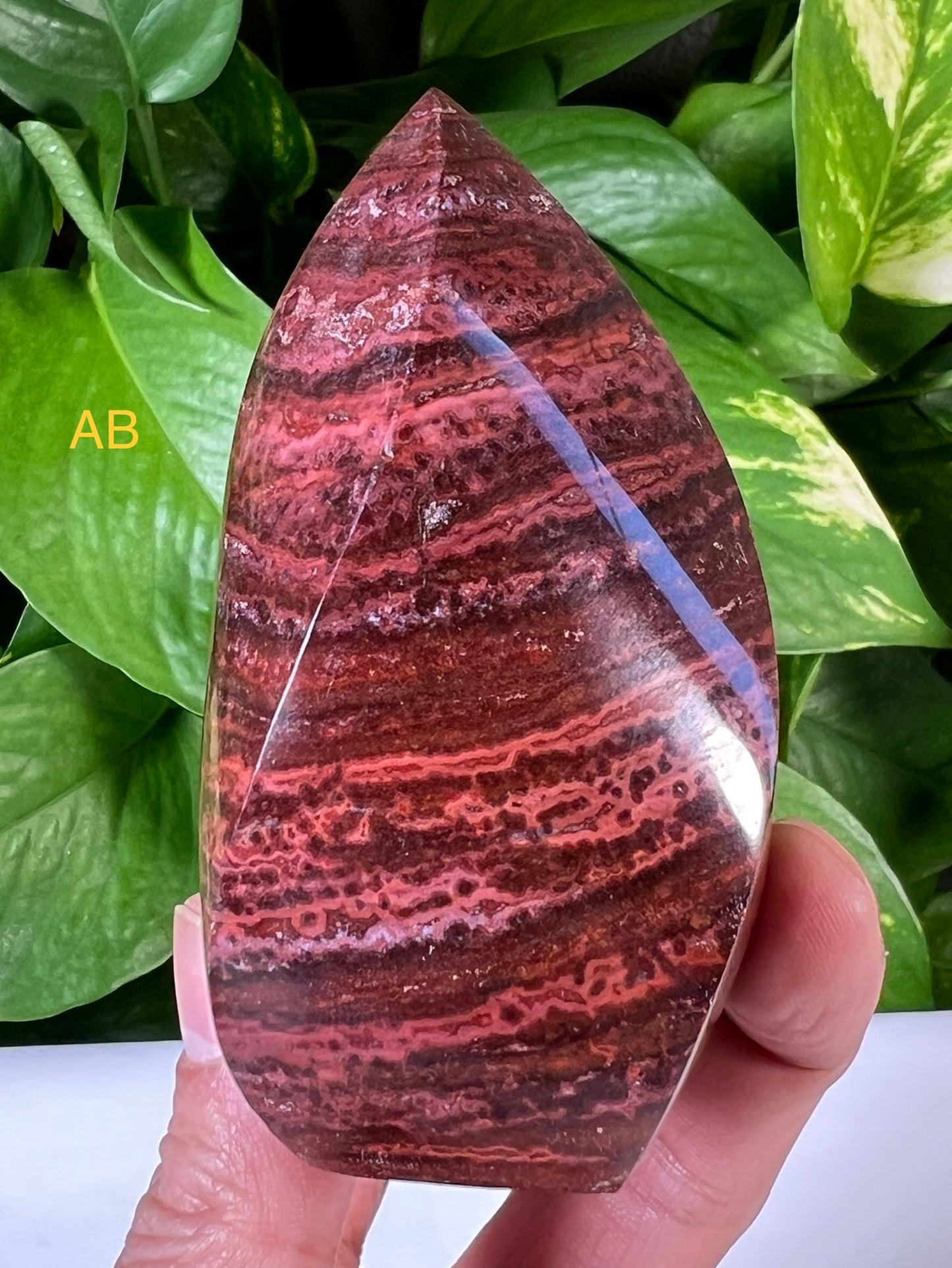 Red Ocean Jasper Flames