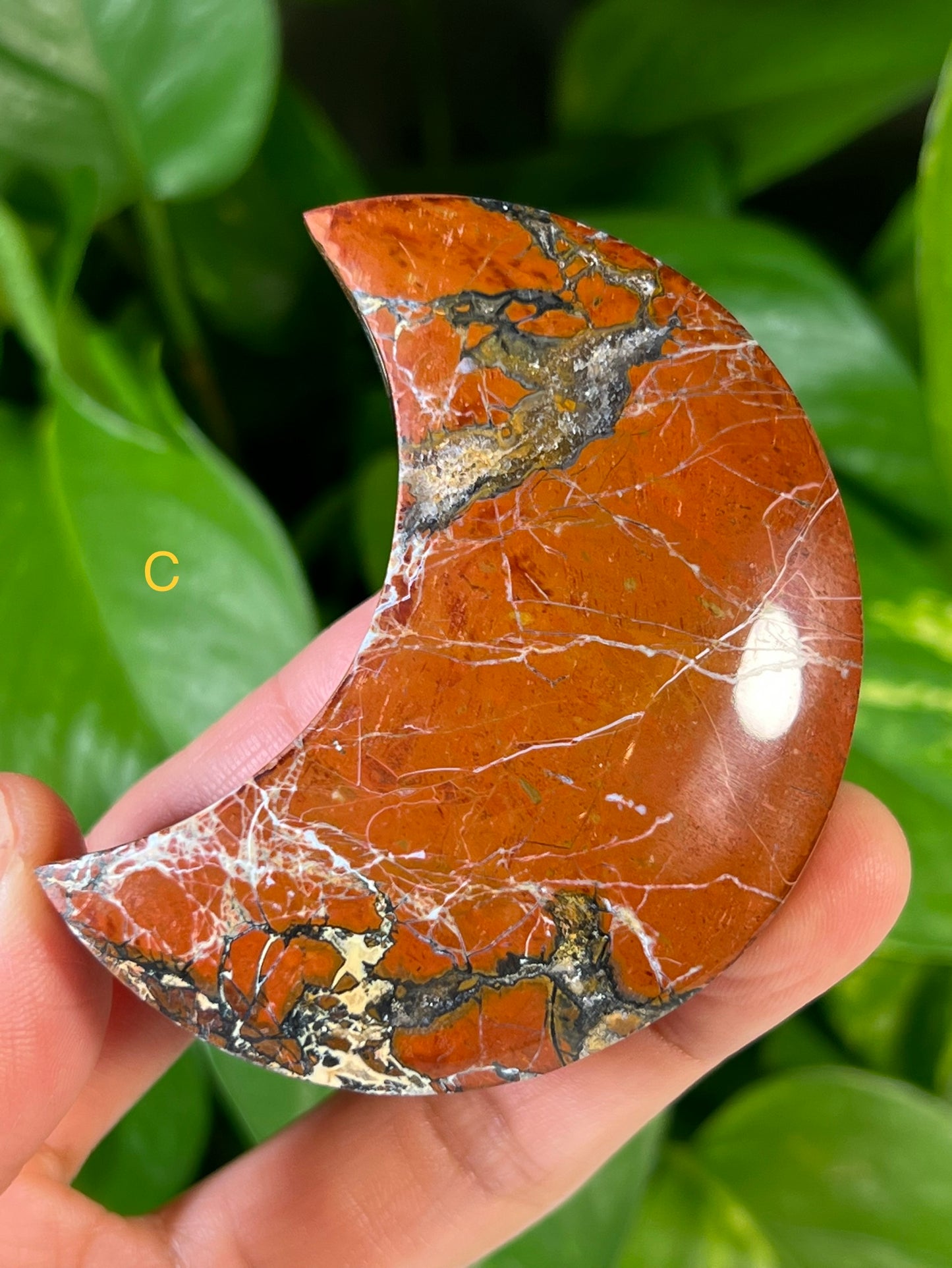 Red Jasper Moons