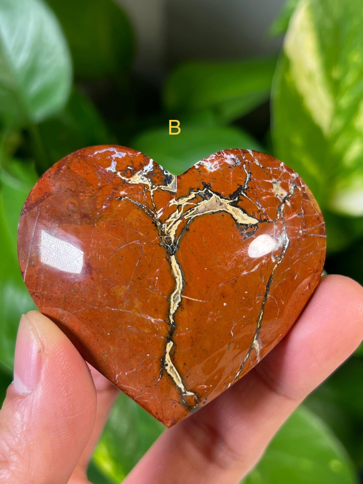 Red Jasper Hearts