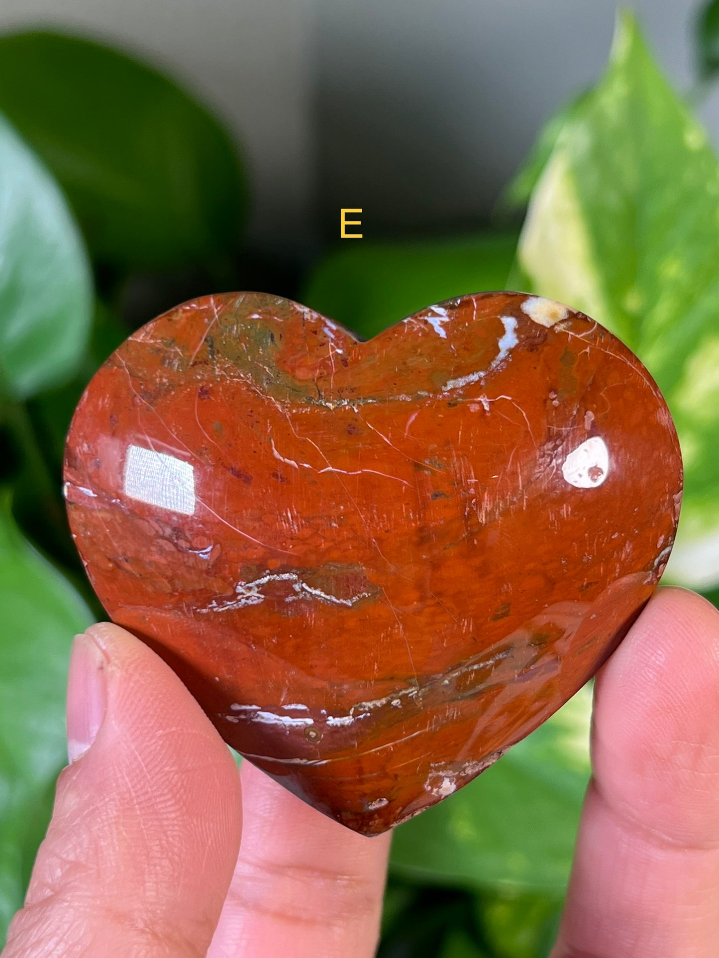 Red Jasper Hearts