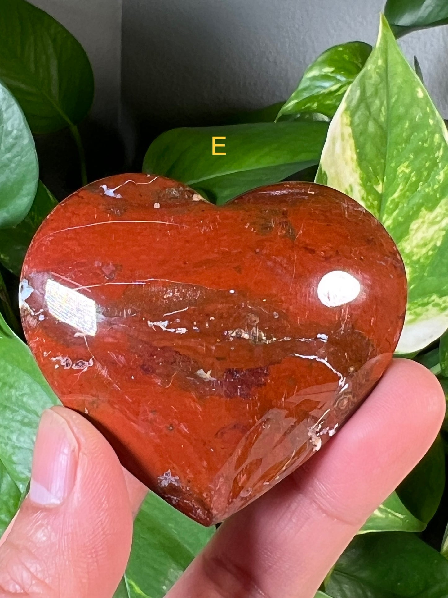 Red Jasper Hearts