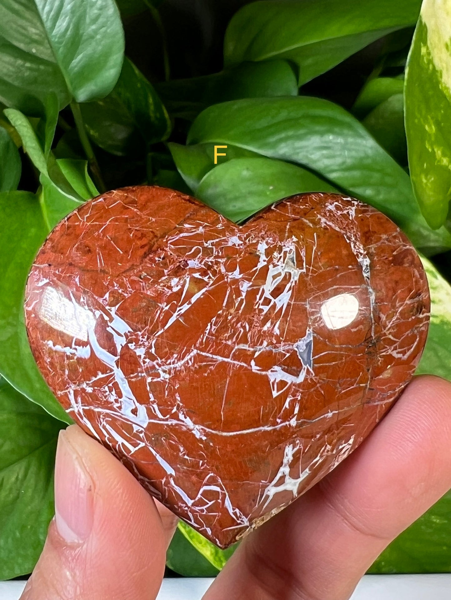 Red Jasper Hearts