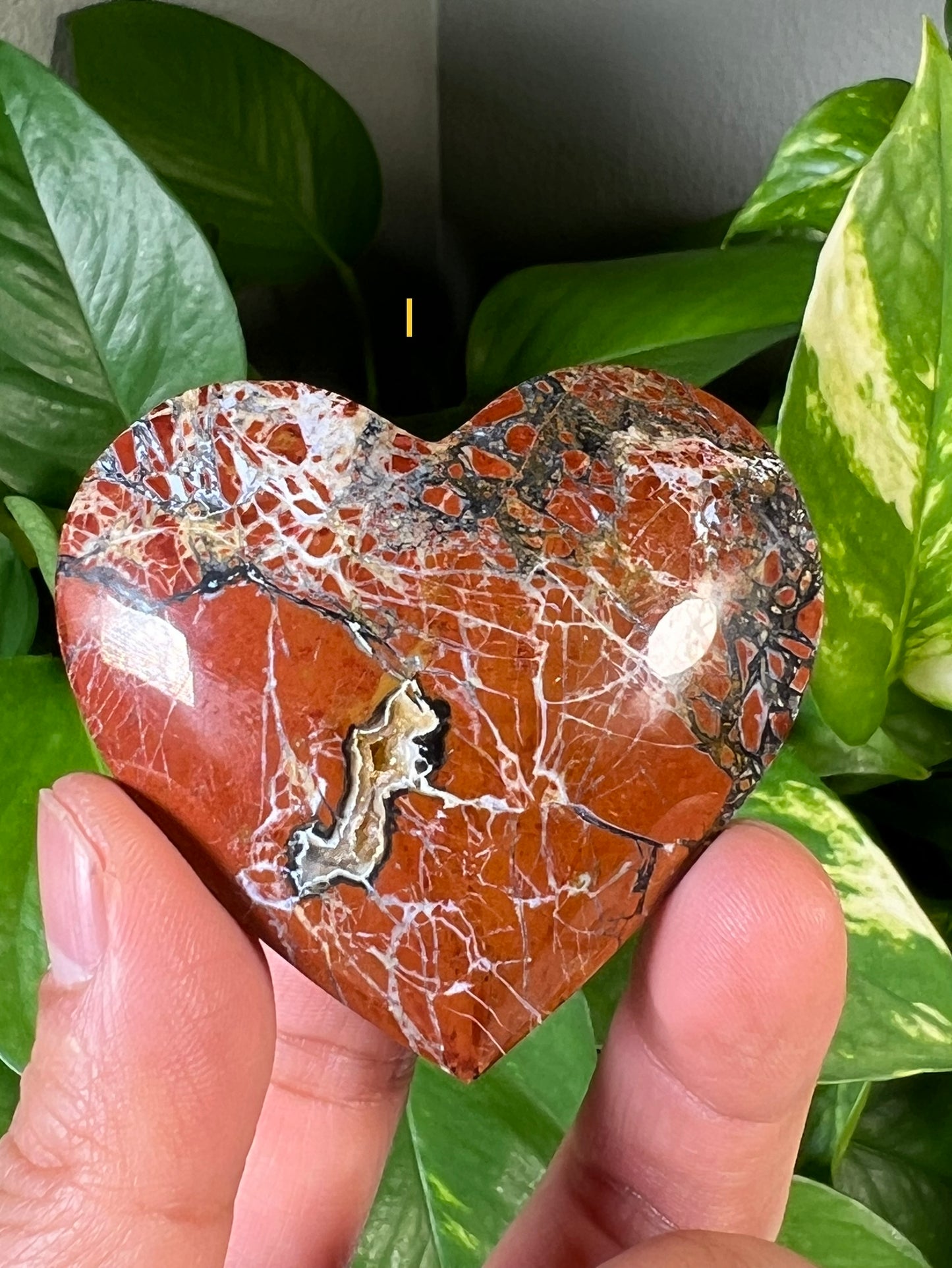 Red Jasper Hearts