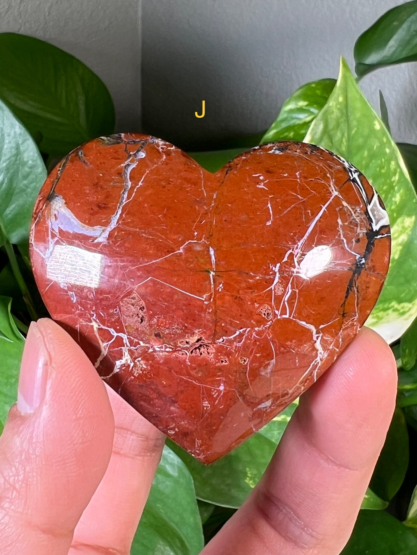 Red Jasper Hearts