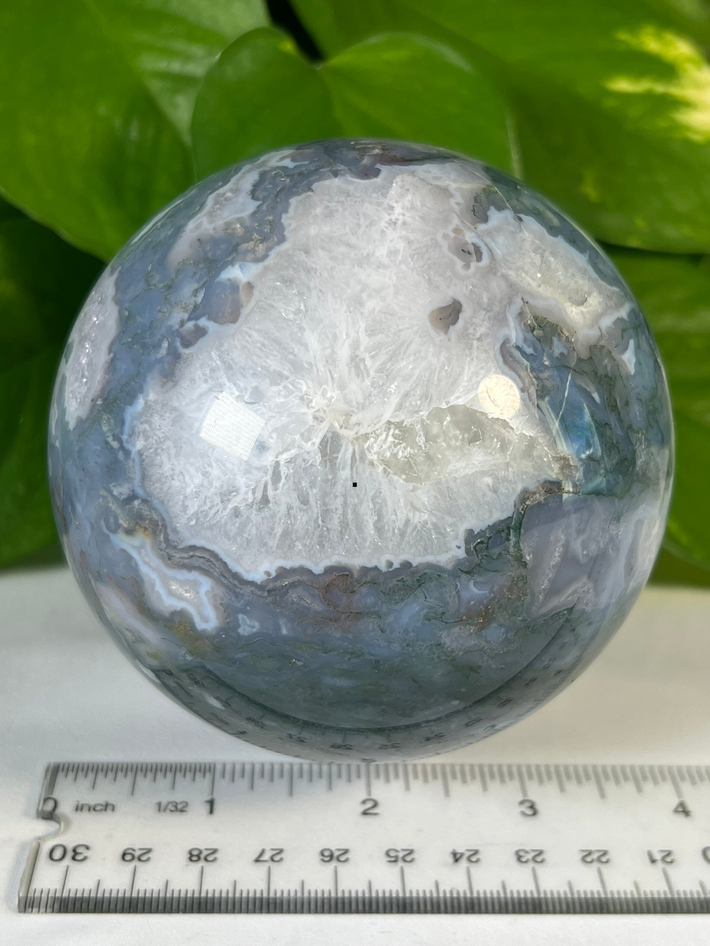 Green/Blue Moss Agate Sphere