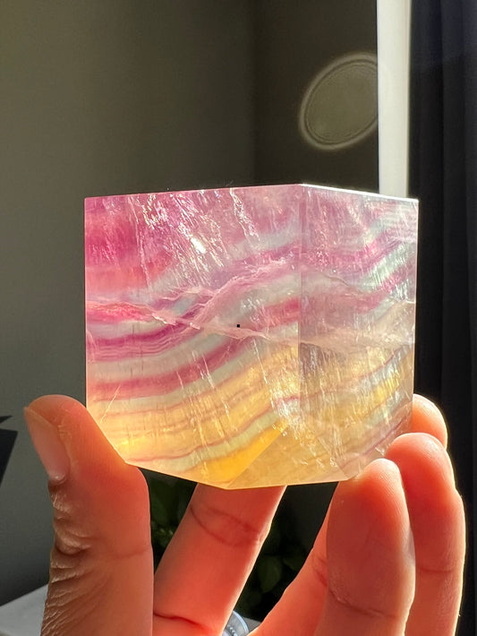 Candy Fluorite Cube