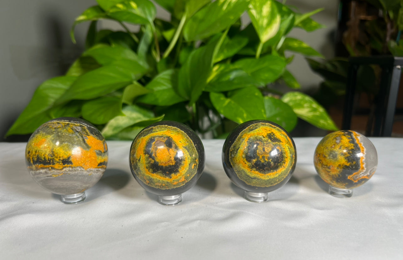 Bumblebee Jasper Spheres