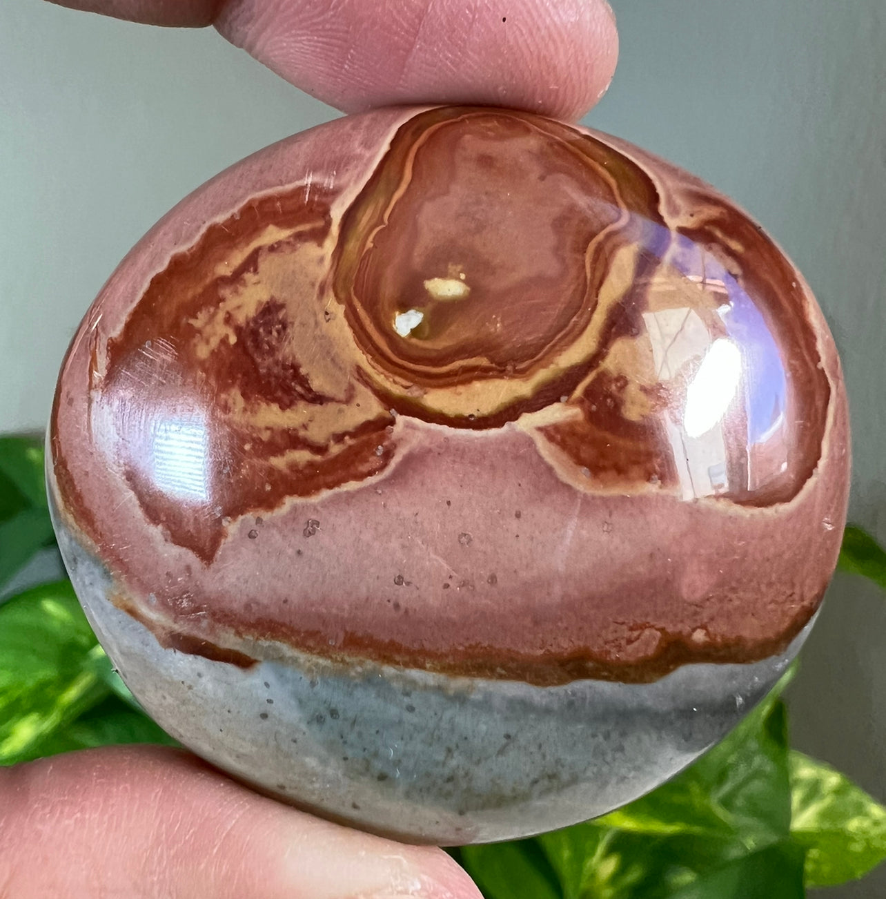 Polychrome Jasper Palm Stones