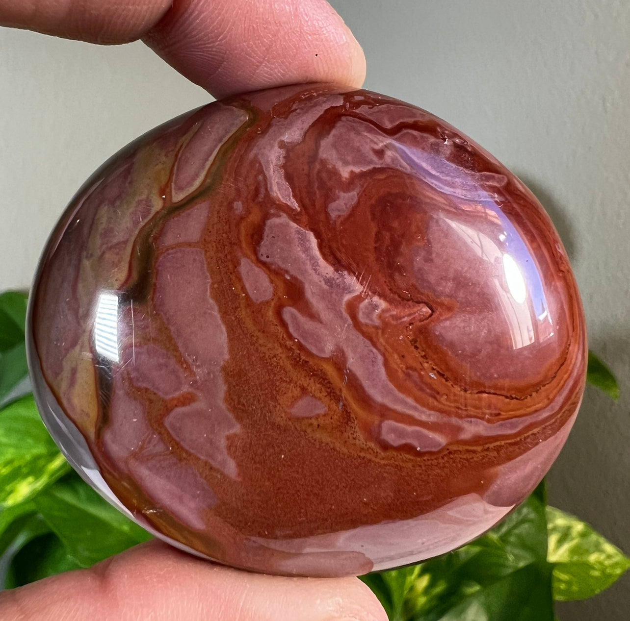 Polychrome Jasper Palm Stones