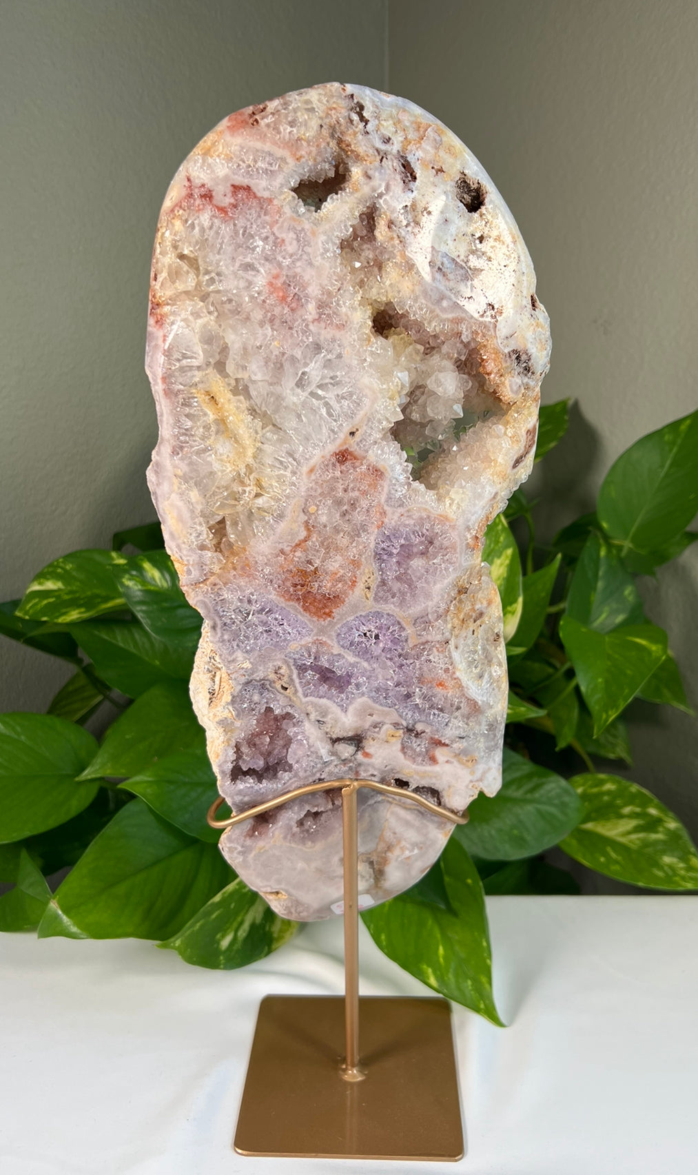 Pink Amethyst Statement Slab