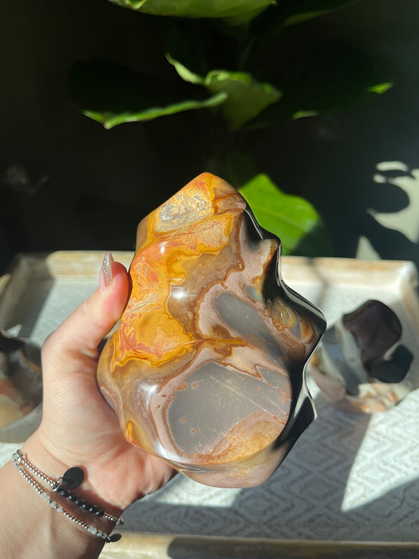 Polychrome Jasper Flames