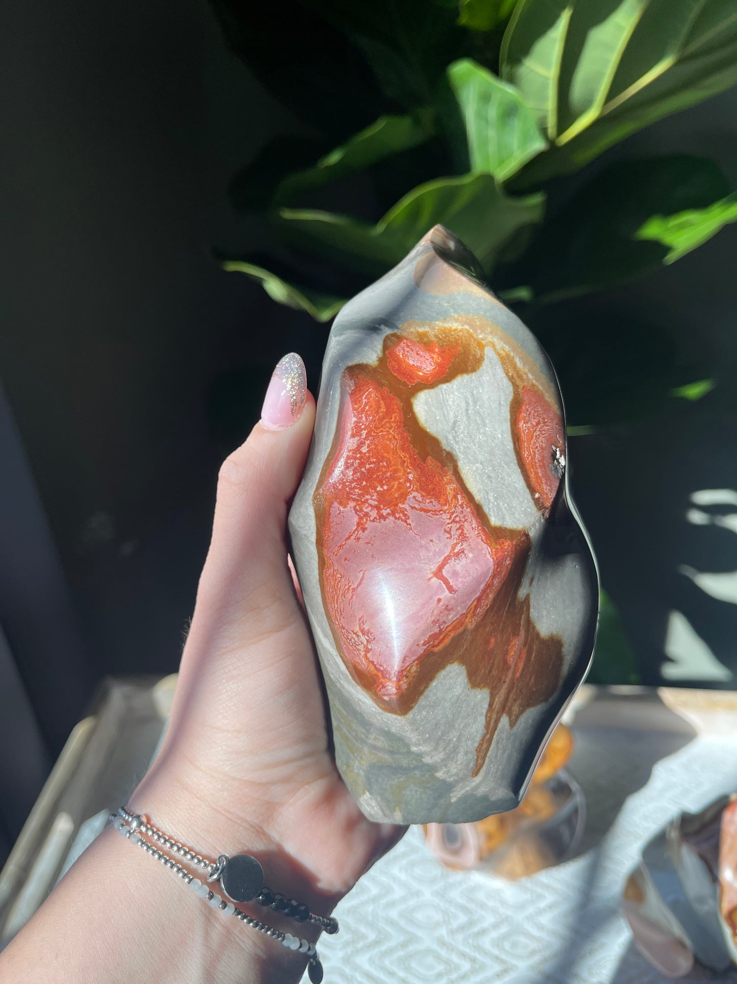 Polychrome Jasper Flames